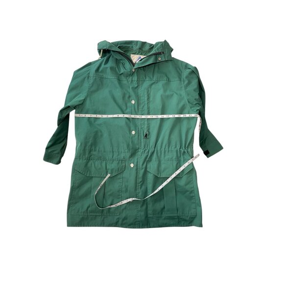 Holubar Green Hooded Outdoor Jacket Medium With Snap Buttons & Pockets - Picture 7 of 10
